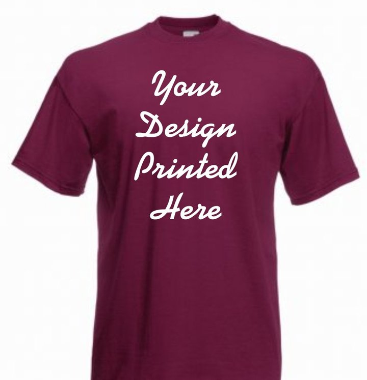 1 Colour Screen Print T-shirts - JJ's Printing Services